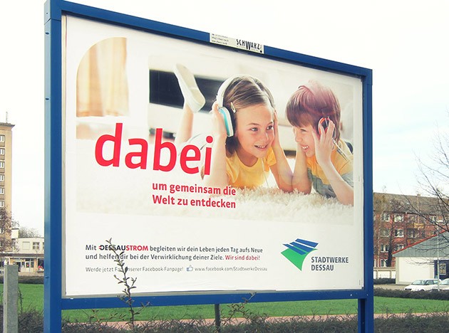 Out-of-Home-Kampagne der Stadtwerke Dessau