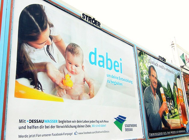 Out-of-Home-Kampagne der Stadtwerke Dessau