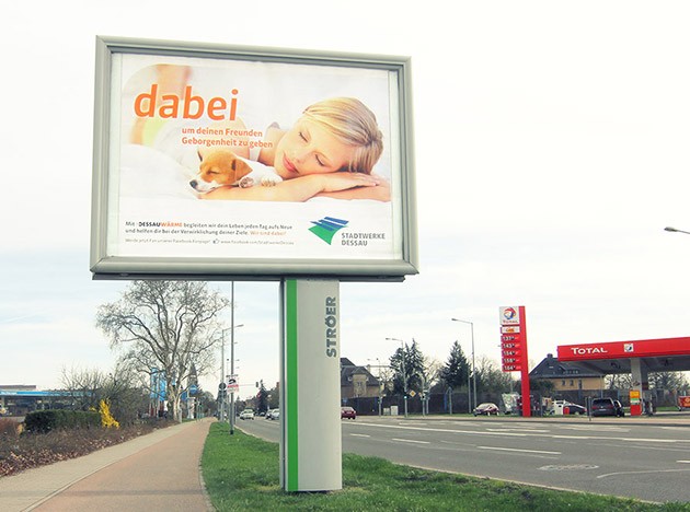 Out-of-Home-Kampagne der Stadtwerke Dessau