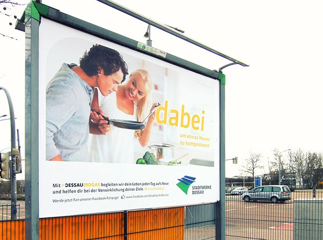 Out-of-Home-Kampagne der Stadtwerke Dessau
