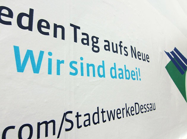 Out-of-Home-Kampagne der Stadtwerke Dessau