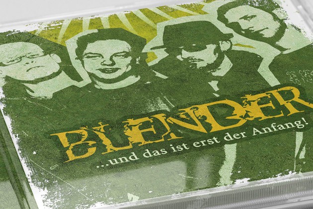 CD-Design & Booklet für die Rockband „Blender“