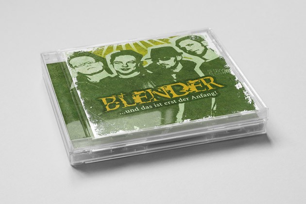 CD-Design & Booklet für die Rockband „Blender“