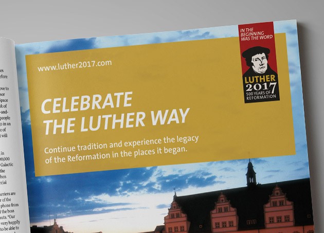 Internationale Anzeigenserie für Luther 2017