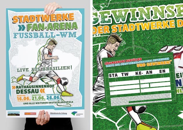 Die Stadtwerke-Fanarena zur WM 2014