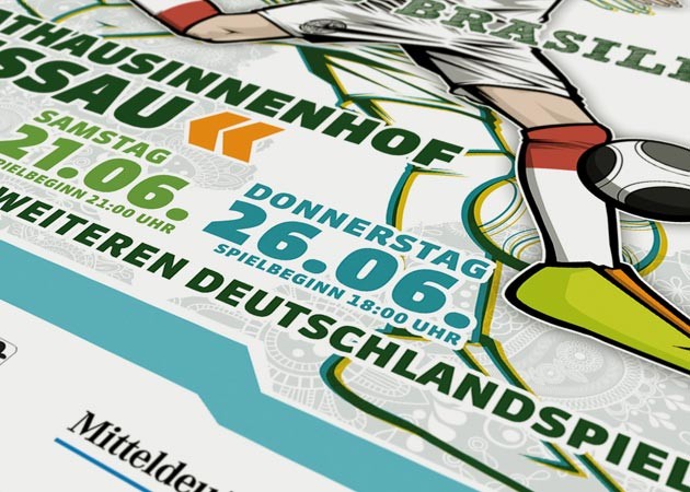 Die Stadtwerke-Fanarena zur WM 2014